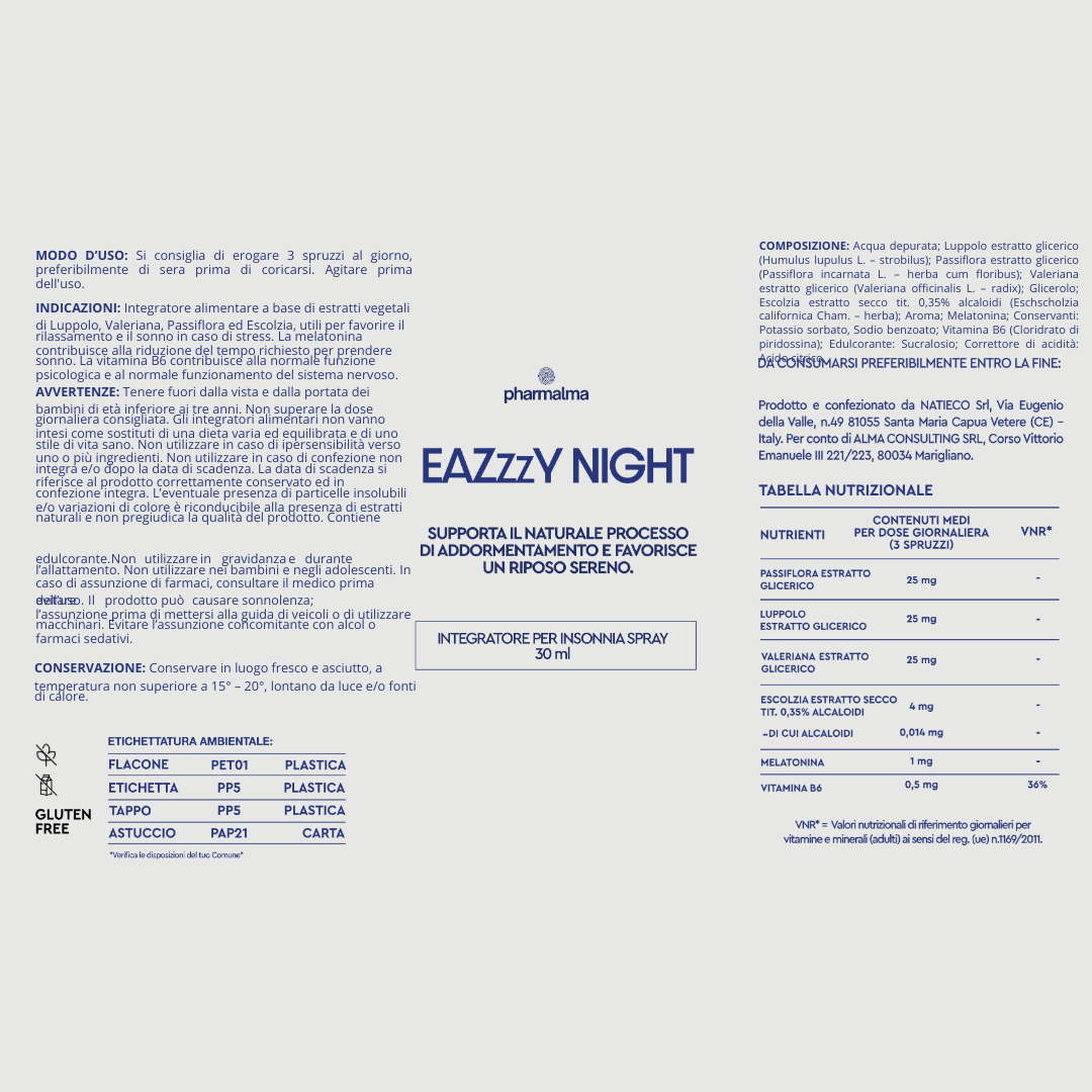 EAZZZYNIGHT Spray - Pharmalma ®